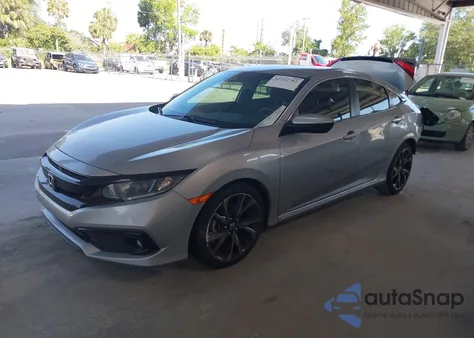 2019 Honda Civic Sport from USA, damaged, VIN 2HGFC2F8XKH579802